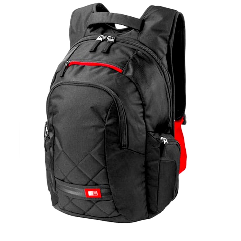 Case Logic Laptop Backpack
16" laptop backpack Black and red.NWNT